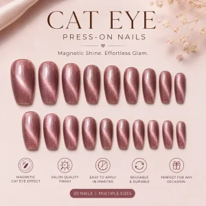 Cat eye Presson Nails